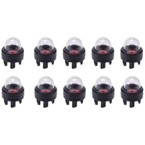10 Pièces Ampoule Amorçage D'essence, Ampoule de Carburant Pompe, Bulle D'huile de Carburateur, pour Stihl/Weed Eater/McCulloch/Ryobi Echo (1/5)