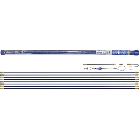 Faithfull FAICRS1000 10M Cable Access Rod and Accessories Kit - 15 Pieces Including 10M (10 x 1M) Rods (1/5)