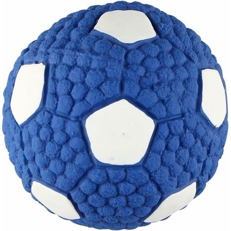 Jouet pour Chien, Jouet de Balle Couineur Jouet Doux en Latex en Caoutchouc Naturel pour Chiot Petits et Grands Chiens Jouet Interacitve, Couleur Bleu (1/4)