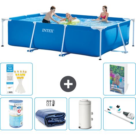 Rechteckiger Frame Pool - 300x200x75 cm - 7-teilig S120