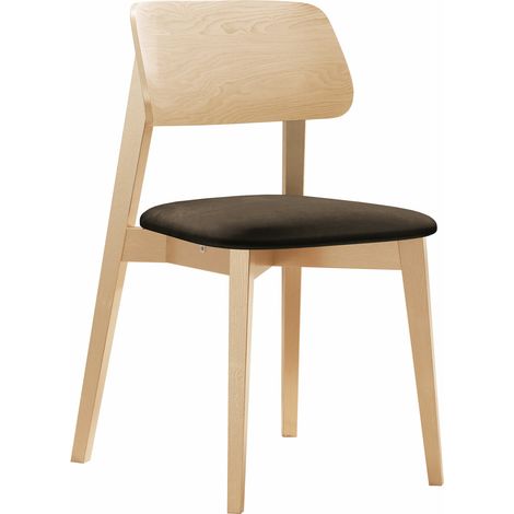 Silla Dearborn 101, Haya, 80x46x49cm, Tapiz, De madera, Madera