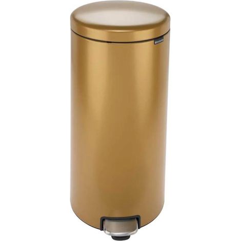 Brabantia NewIcon poubelle à pédale dorée 30 litres