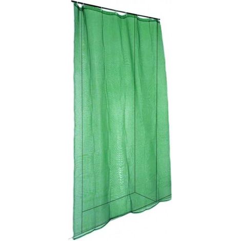 Filet anti-insecte en rideau Vigor pour porte Vert, 1,5 x 2,5 m