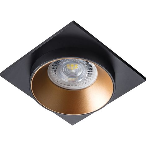 Faretto incasso soffitto Kanlux SIMEN 29134 nero/oro (1/5)