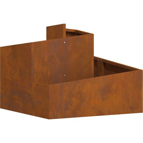 Cache-pot de jardin，Jardinière，Bac à fleurs Marron 60 x 60 x 50 cm CFW83346 (1/5)