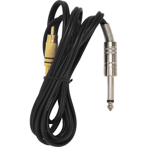 Câble de connexion souple en silicone pour machine à tatouage, accessoire professionnel noir (1/5)