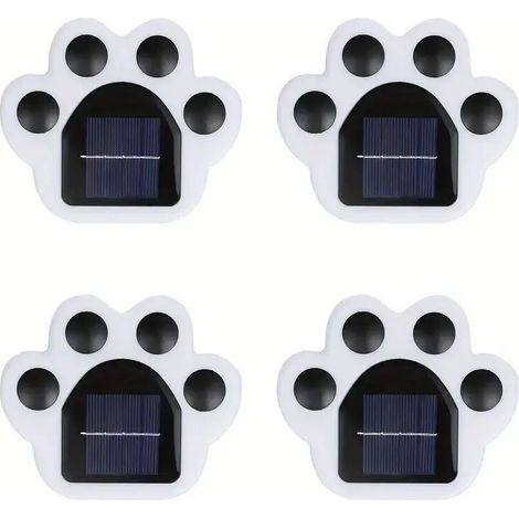 Lampada solare a LED impermeabile per esterni a forma di zampa d'orso, ideale per illuminare giardini, vialetti, sentieri e aiuole. - Crezuo