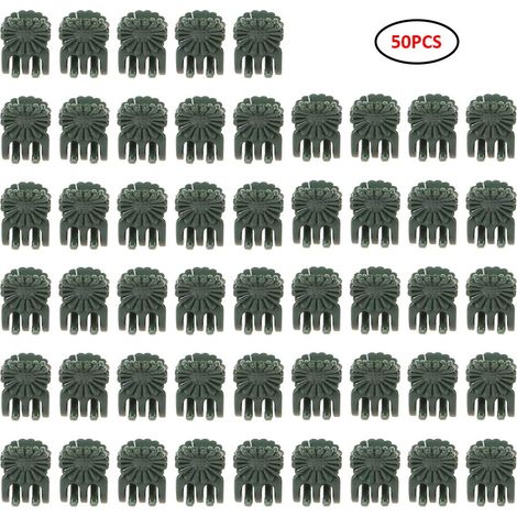 Outils électriques d'extérieur Filtres, Clips Clip de Fixation de Vigne Clips de Jardinage pour Support de Tomate Orchidée Clip Mural de Traction 50pcs Plante en Plastique pour Support de Tomate Orchi (1/5)