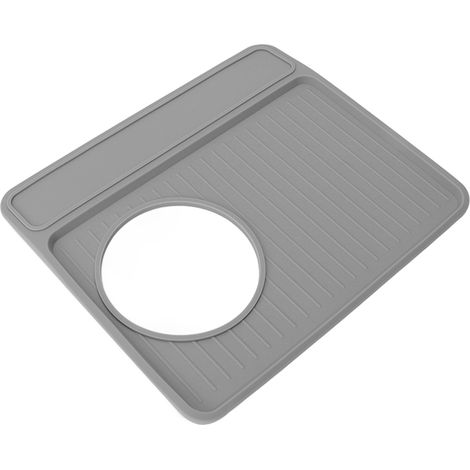Sous-tapis antidérapant en silicone pour machine à café - Accessoire pour cafetière Breville 870, gris