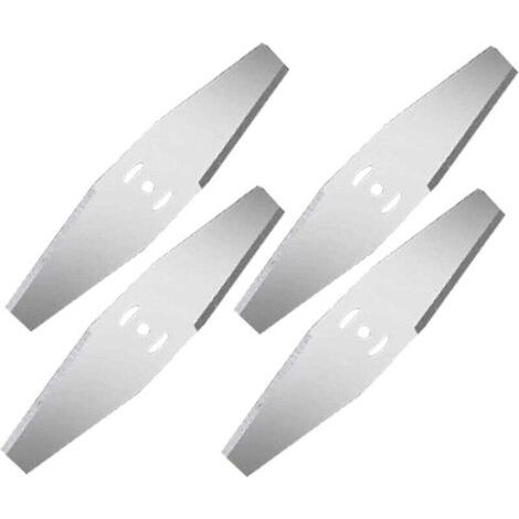 Remplacement des Têtes de Lame de Coupe-Herbe Tondeuse à Gazon Lames de Débroussailleuse Têtes de Lame De Désherbant(Blade x 4) (1/5)