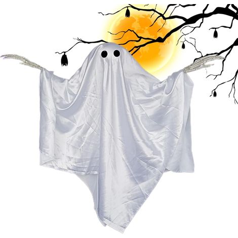Fantôme d'halloween - Figurine Fantôme pour Arbre de Halloween - Décoration Maison Effrayante pour Intérieur Extérieur Jardin Porche Terrasse Cour (1/5)
