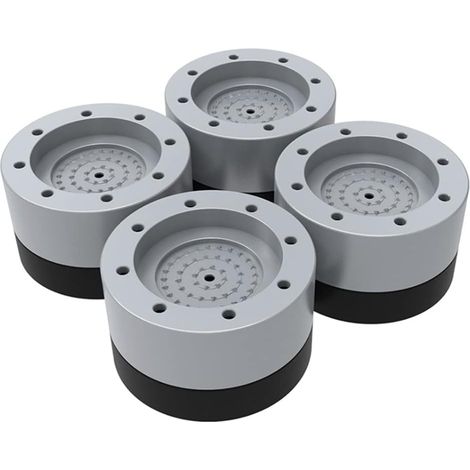 Patins Anti Vibration,Patin Anti Vibration Lave Linge,Pied Anti Vibration Machine a Laver,Anti Vibration Machine a Laver,Anti Vibration Machine à Laver Pieds (3.5CM) (1/5)