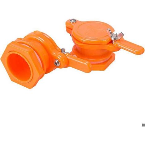 Vanne À Miel - Corps Fileté En Acier Inoxydable - Pour Extracteur De Miel - Étanchéité Renforcée Par Joint Caoutchouc Et Rondelle Acier - Lot De 2 (1/5)