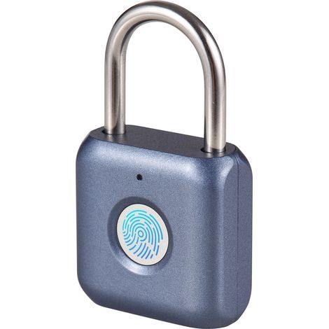 Mini cadenas à empreintes digitales, serrure rechargeable USB, 20 empreintes digitales, IPX2, antivol, résistant aux éclaboussures, cadenas de sécurité pour porte de vélo, bagages, sac à dos, armoire (1/5)