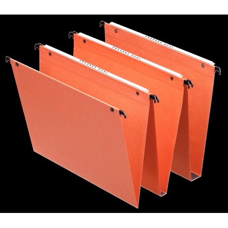 Esselte Carpeta colgante kraft naranja pack de 25