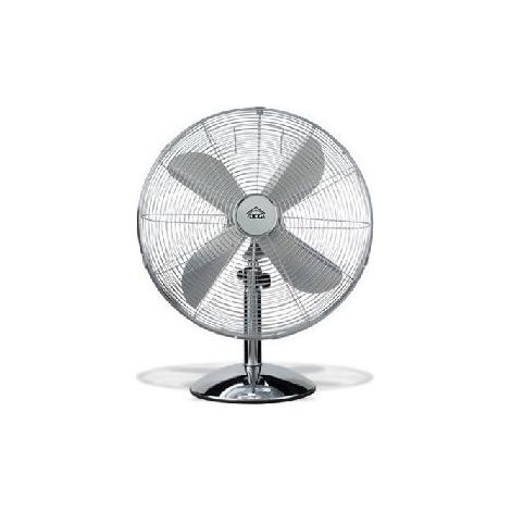 Dcg ventilatore da tavolo metallo cromato 40cm 3 velocita' ve1616ss