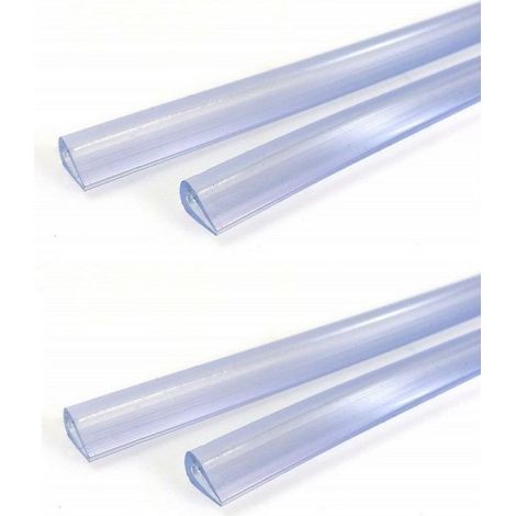 Set 4 Bandes De Pare-chocs Pour Profil De Porte De Voiture Tuning Pvc Clair 88cm 68cm