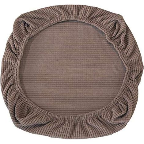 Pièces Couverture de Tabouret de Barre Extensible, Tabouret de Couverture de Remplacement de Bar, Housse de Chaise en Molleton de Maïs Extensible, pour Chaises Bureau, Tabourets Bar (1/5)