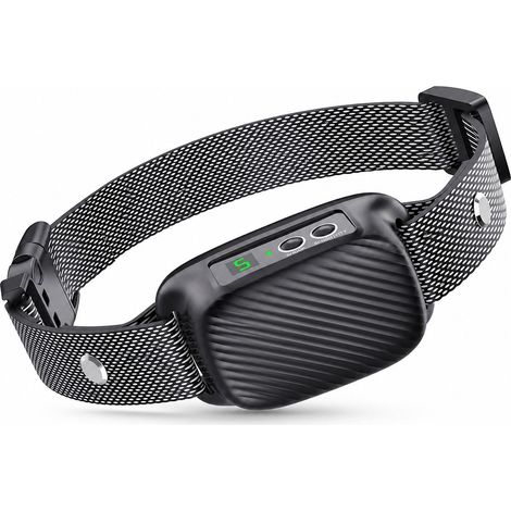 Collier anti-aboiement pour chien étanche IP67 rechargeable avec vibration et beep réglable pour dressage et entretien animal Maison (1/5)
