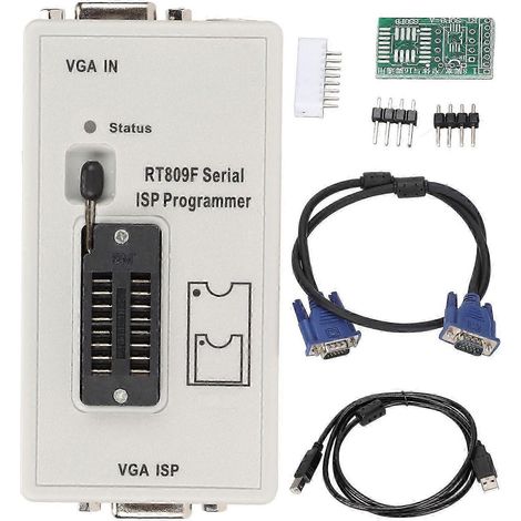 Programmateur de moniteurs TV pour PC avec entrées VGA et USB automatiques, sortie VGA (interface multimédia haute définition), programmateur LCD de qualité supérieure (1/5)