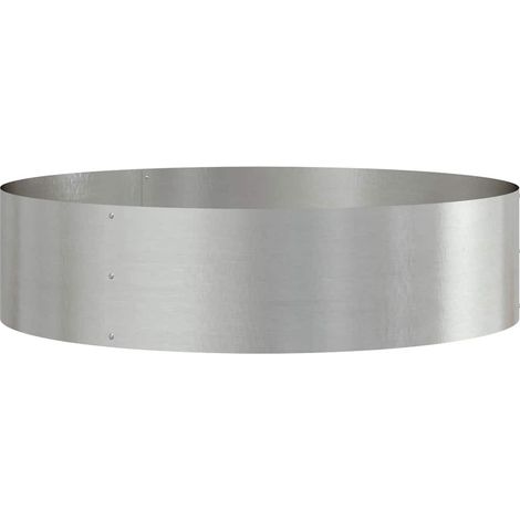 Maison Exclusive - Pflanzenring Silber 80 x 80 x 20 cm Edelstahl