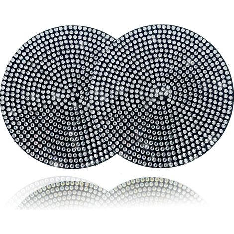 Glitzernde Auto-Getränkehalter-Untersetzer, 2er-Pack, universell, rutschfest