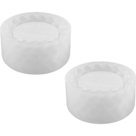 2-Pack Silicone Moulds, Reusable Candle Holder Casting Molds for Tea Lights, Silicone Forms for Concrete/Plaster DIY Craft (1/5)