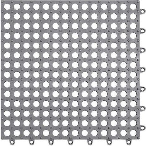 Tapis de sol antidérapant, tapis de jonction, paillasson, coussin de toilette pratique, tapis de sol absorbant-1X30X30CM-Light Grey