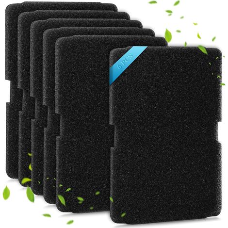 Filtro de 6 piezas para secadora Beko, 240 × 155 × 10 mm. Filtro para secadora de condensación y bomba de calor Beko.