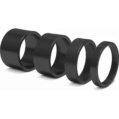 4 pièces rondelles de direction en aluminium pour vélo VTT, entretoises de potence et fourche avant (1/5)