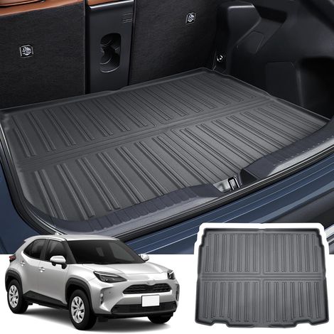 Compatible avec Yaris Cross/Hybrid 2021-2024 2025 Tapis de Coffre, Bac de Protection Antiderapant De Cargaison Plancher Résistant Rayures Plateau Voiture Accessoires (1/5)