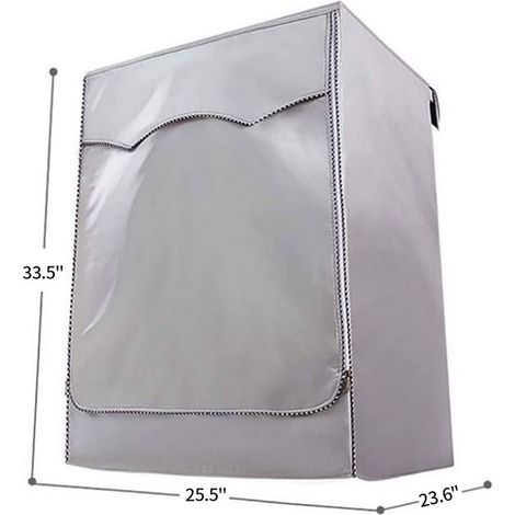 Housse de protection pour machine à laver, sèche-linge, étanche à la poussière, pour appareil de lavage ou la plupart des machines à laver et sèche-linge à chargement frontal, 9,1 x 64,8 x 85,1 cm (1/4)