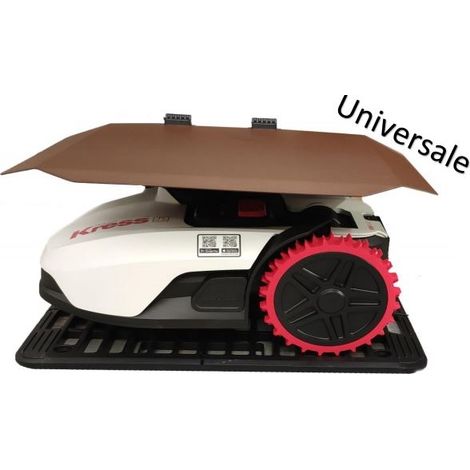Newgarden – Boîtier universel Robohome pour robot tondeuse Kress Mission Nano – Aluminium – Compatible chargement frontal et latéral – Grilles découpées au laser (1/3)