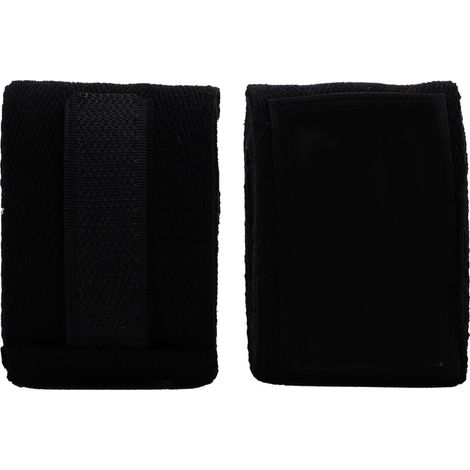 Paire de bandes de boxe élastiques pour adultes - Muay Thai, Kickboxing (Noir) (1/5)