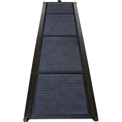 HOMVRA Faltbare Hunderampe fürs Auto, 160 cm, rutschfest, schwarz (1/5)