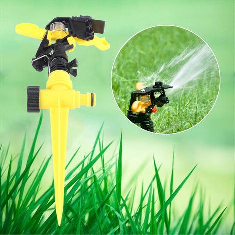 Arroseur rotatif à 360° pour jardin et pelouse, arrosage circulaire extérieur (1/5)