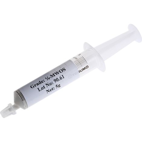 Pâte de diamant RS PRO Gris, Grain 1/4µm seringue de 10ml ( Prix pour 1 )