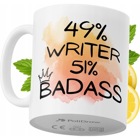 Lustige Kaffeetasse für Schriftsteller mit witzigem Textdesign – ideal für Geburtstage, Namenstage, Feiertage und besondere Anlässe. Hochwertige Tasse für Zuhause, Büro und Arbeit. Farbe: Weiß, 330 ml