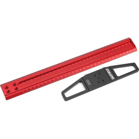 Righello da scriba in legno, lunghezza regolabile, design ergonomico, 300 mm (1/2)