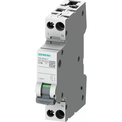 Leistungsschalter Siemens 5sl6013-7 13A 230V 6kA (1/2)