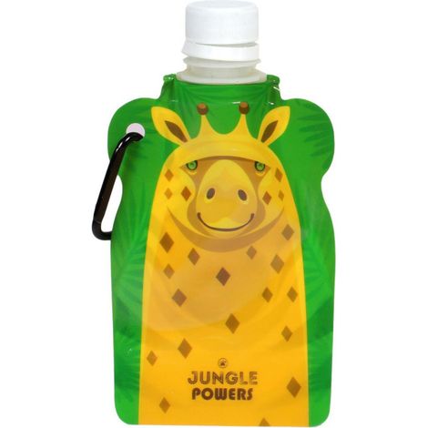 Gourde Souple Enfant "Jungle Powers" 15cl Jaune (1/3)