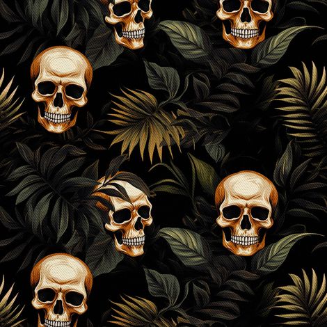 Tela decorativa para exteriores Oxford - Motivo de calavera I DX4481 (1/5)