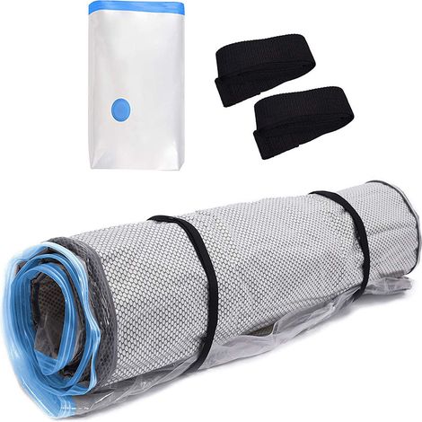 1 Matelas, 12 fils, emballage sous vide, housse transparente, sac de rangement coton, chambre à coucher (1/5)