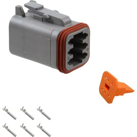 Kit Connettore Serie DT Maschio 6 Vie