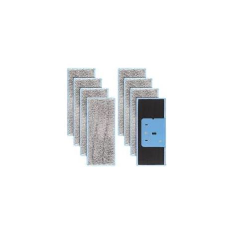 Set mit 8 waschbaren Wischmopp-Pads für iRobot Braava Jet M6134, waschbare Wischmopps für iRobot Braava M6, wiederverwendbare Wischmopps - Crezuo