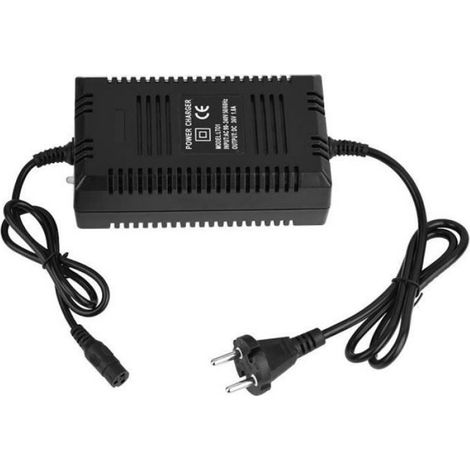 36V Lithium Chargeur de Batterie Electrique Scooter Moto Vélo 3 broches (1/3)