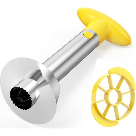 Éplucheur, vide-et-trancheur d'ananas en acier inoxydable Easy Kitchen Tools (1/5)