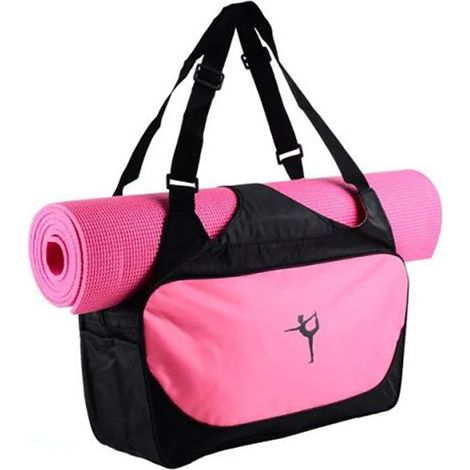Sac de transport pour tapis de yoga, grand format imperméable, pochette sport fitness pour salle de sport (1/5)