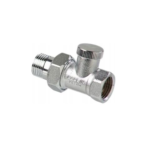 Válvula de radiador Teide plus, recta, retorno, 3/8” F/M arco