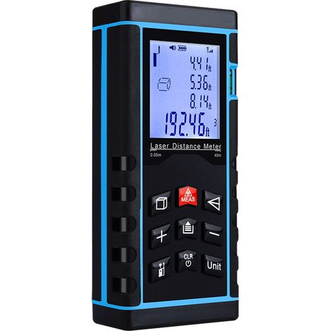 Telemetro portatile Telemetro a infrarossi per area di distanza Telemetro laser podcast ricaricabile vocale (1/3)